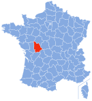 Localisation de la Vienne