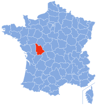 维埃纳省在法国的位置