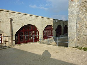 Cour intérieure du sémaphore.