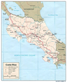 Map of Costa Rica