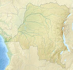 Map showing the location of Kahuzi-Biéga National Park