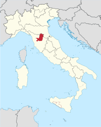 Položaj Provincije Firenca u Italiji