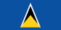 Bandiera santaluciana dopo l'indipendenza dal Regno Unito (1979-2002)