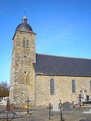 The church in Sainte-Marie-la-Robert