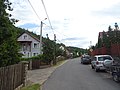 Road with houses