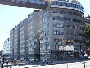 Fasad mot Slussen, 2010.