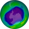南极上空的臭氧层破洞