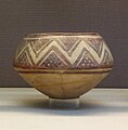 Vase peint de la période transitoire Uruk récent-Ninivite V.