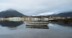 Port Edward, British Columbia as seen from across Porpoise Harbour