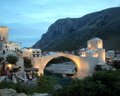 16 septembre 2007 Stari Most, symbole de Mostar et merveille de l'architecture ottomane. Détruit pendant la guerre de Bosnie et reconstruit en 2004