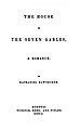 The House of the Seven Gables by Nathaniel Hawthorne, 1851