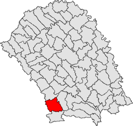 Location in Botoșani County