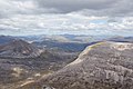 Vista des de l'alt de Ruadh-stac Mór cap al nord-est