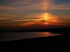 Coûcher de Soleil sur une plage de Plouhinec