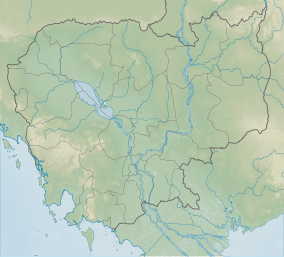 Map showing the location of Kep National Park