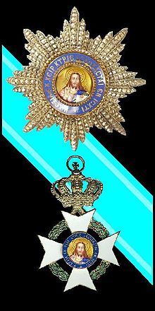 Grootkruis, ster en lint van de Orde van de Verlosser.jpg