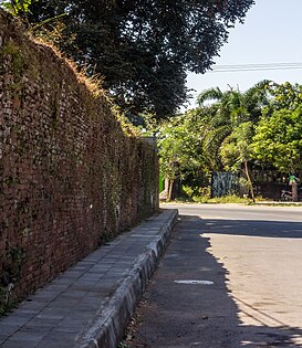 Kondisi situs sisa benteng Keraton Kartasura.