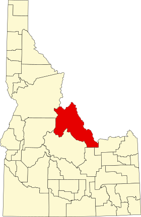 Localisation de Comté de Lemhi(Lemhi County)