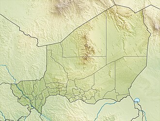 List of fossiliferous stratigraphic units in Niger is located in Niger