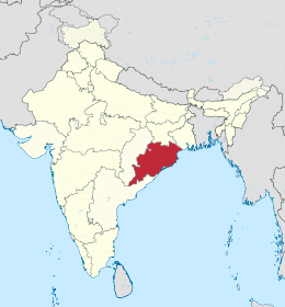 Orissa – Localizzazione