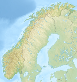 加尔赫峰在挪威的位置