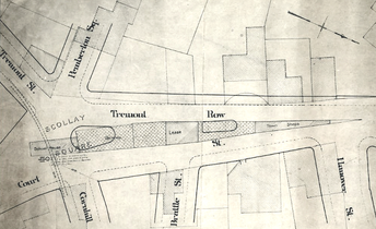 Map of Pemberton Square, Court St. and vicinity. Boston, 1895.