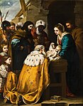 Adorazione dei Magi (Adoration of the Magi) by Bartolomé Esteban Murillo, c. 1655 (Toledo Museum of Art, Ohio)