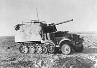 F-22 76mm野砲を搭載したSd.Kfz.6/3。