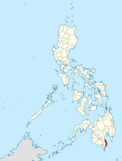 Mapa sa Pilipinas uban sa Davao Occidental nagpasiugda