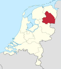 Placering af Drenthe