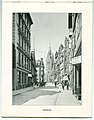 Köbelinger Straße mit Markthalle (2. Bau von links), Foto von Karl F. Wunder um 1900