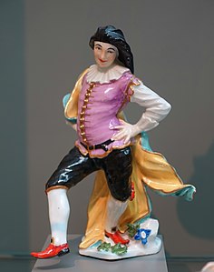 Mezzetin, by Johann Joachim Kaendler, Meissen, c. 1739