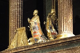 Cenotafio de Felipe II en la Basílica de El Escorial, de Leone Leoni y Pompeo Leoni (1587)