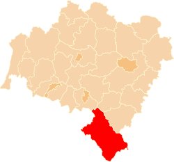 Location within the voivodeship