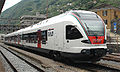 TiLo RABe 524 003-1 / ETR 150 op 29 mei 2007 te Bellinzona