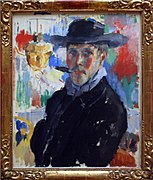 Self-portrait with Cigar (1914)
