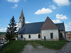 L'église côté sud.