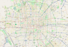 2022 Beijing Sitong Bridge protest is located in central Beijing