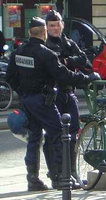 Francia készenléti csendőrök