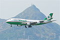 Un ancien Boeing 747-400 à HKG en 2011