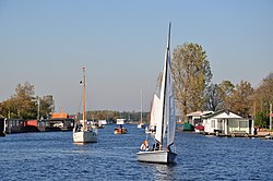 The Kagerplassen lake system in Teylingen