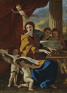 Nicolas Poussin (1594-1665): Svätá Cecília