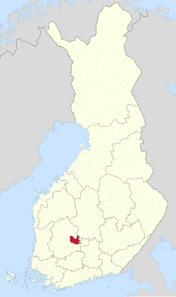 Location of Orivesi in Finland