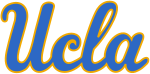 UCLA logo written in blue and gold script