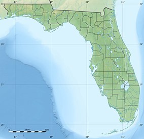Map showing the location of St. Vincent National Wildlife Refuge