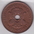 1936 penny, obverse