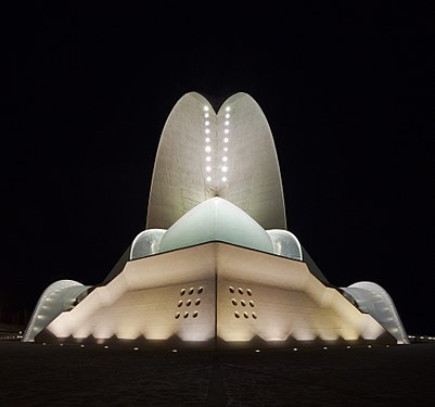 Auditorium of Tenerife, Santa Cruz de Tenerife, Spain.