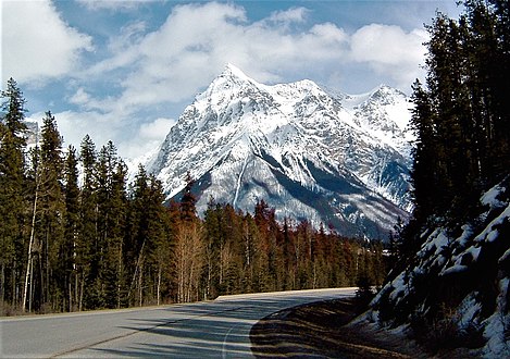 Chancellor Peak seen from Highway 1