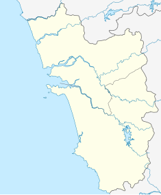 அகுவாடா கோட்டை is located in கோவா