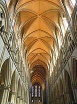 Catedral de Truro, Inglaterra, en estilo neogótico temprano inglés